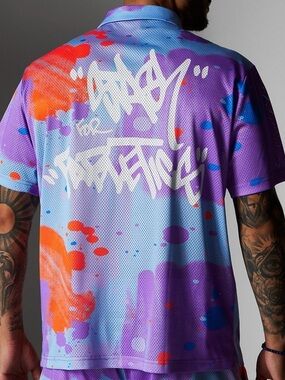 The rec button up 2.0 mens mesh button up shirt size Large colour stash